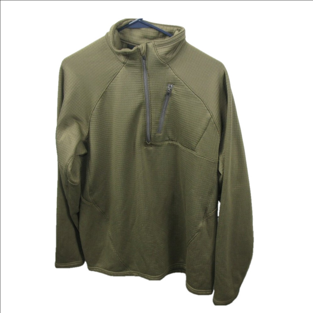 Stoic Men's Light Brown Half Zip Pullover Size Large